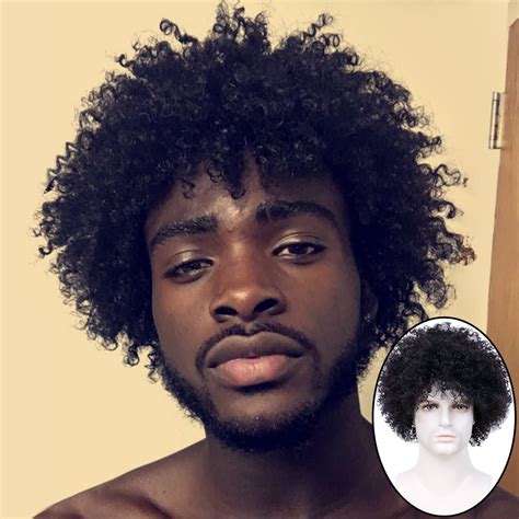 men's short black hair wig|short afro wigs for men.